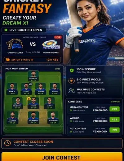 7 Satta (a 7 satta king) fantasy cricket & matchday visual 3